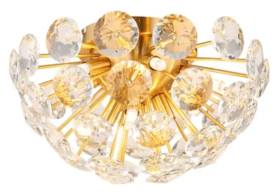 Produktbild von Globo Lighting Deckenleuchte Metall goldfarben, 10x G9