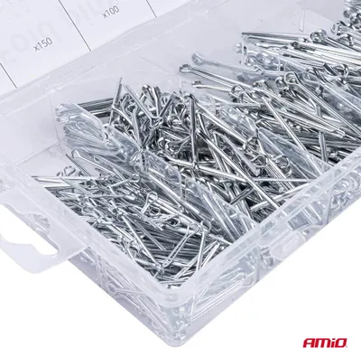 Immagine prodotto di Zawleczki Set 555 pezzi - Spine spaccate di alta qualità per laboratori e amanti del fai da te