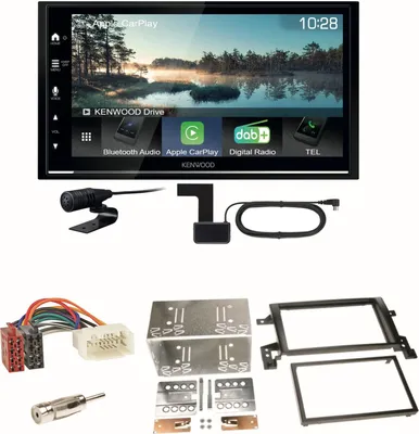 Produktbild von Kenwood DMX7722DABS Android Auto CarPlay Einbauset für Suzuki Grand Vitara JT