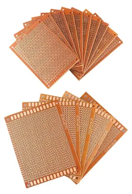 Productafbeelding van Universele PCB Circuit Boards - Prototype Breadboard Bakeliet - DIY Solderen Projecten - Dubbele Maten En Gaten
