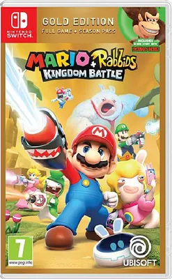 Obrázek produktu pro Ubisoft Mario + Rabbids Kingdom Battle - Gold Edition, Nintendo Switch, E10+ (starší 10 let), Kód v krabici