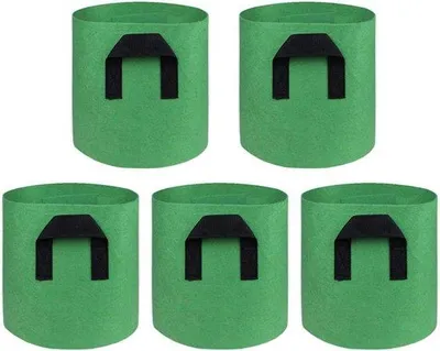 Produktbild von Famanu Pflanzbeutel für Gemüse - 3 Gallonen, atmungsaktiv, mit Griffen