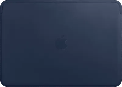 Immagine prodotto di Apple MRQL2ZM/A Apple Lederhülle für 13" Macbook Pro - Mitternachtsblau