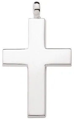 Produktbild von Anhänger Kreuz 925 Silber rhodiniert