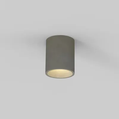 Produktbild von Astro Kos Round - Runde runde Deckenleuchte Beton IP44, GU10
