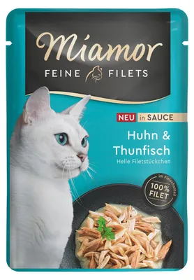 Produktbild von MIAMOR - Feine Filets in Sauce | Nassfutter für ausgewachsene Katzen mit Filetst