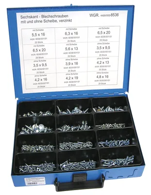 Obrázek produktu pro Sortiment šroubů Dresselhaus 4499/000/06 8536 ocel