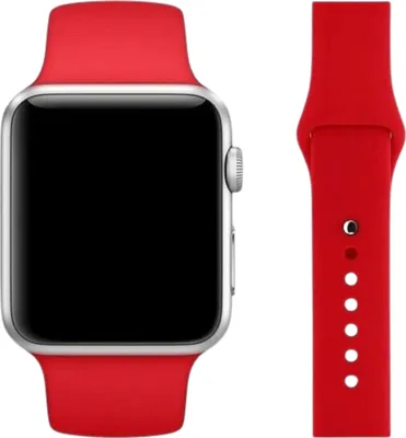 Produktbild von Apple Watch Armband 42mm Mercury Silikon Rot