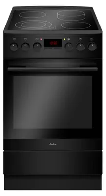 Produktbild von Amica - SHC 11503 SM - Standherd - Glaskeramik - Schwarz - 50 cm