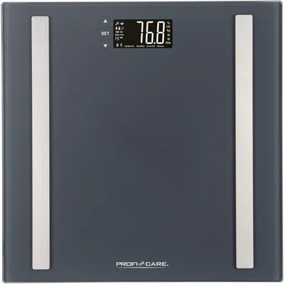 Zdjęcie produktu dla ProfiCare PC-PW 3149 FA, Elektroniczna waga osobista, 180 kg, 100 g, Szary, 3 kg, kg, lb, ST