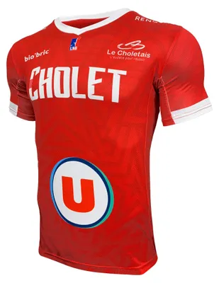 Immagine prodotto di Maglia ufficiale da trasferta del Cholet, stagione 2019-2020, basket, unisex, taglia XXL, colore rosso