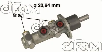 Produktbild von CIFAM 202-523 Bremszylinder Hauptbremszylinder für FIAT PANDA (169) PANDA Van (169)