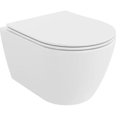 Obrázek produktu pro Mexen Carmen WC mísa Rimless s pomalu padající deskou slim, duroplast, Bílá - 30880400