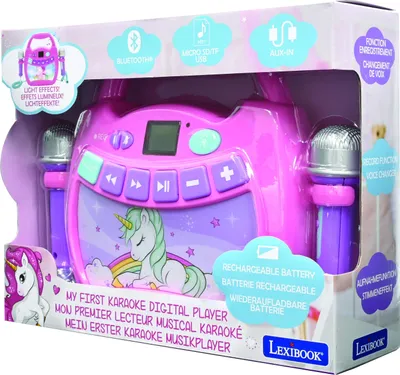 Immagine prodotto di Altoparlante Bluetooth leggero Unicorno con microfono e batteria ricaricabile