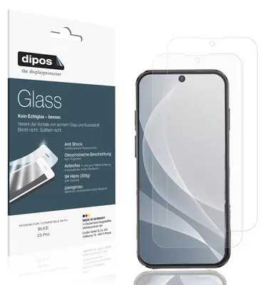 Image de 2x Protection ecrán pour BLKE 19 Pro mat Verre souple Film Protecteur 9H dipos