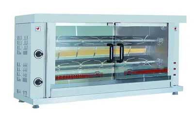 Produktbild von CHEFGASTRO Hähnchengrill Gas 2 Spiessen BxTxH 1320x460x680mm