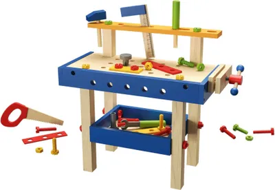 Produktbild von Playtive Holzspielzeug Werkbank