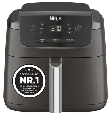 Obrázok produktu pre Ninja AF110EU, Teplovzdušná fritéza, 4,7 L, 1 kg, 200 °C, 210 °C, 2 osôb