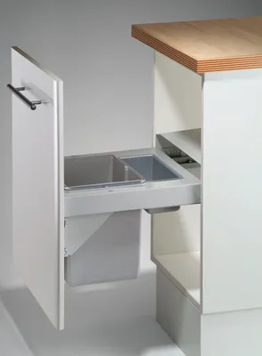 Produktbild von Pullboy Soft 335K/450-2, Abfallsammelsystem, alugrau, 1 x 11/1 x 17 Liter
