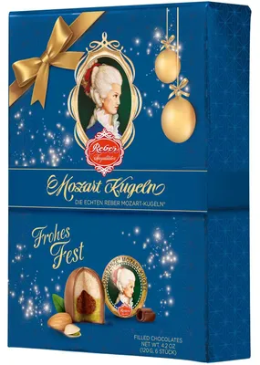 Produktbild von Reber Constanze Mozart Kugeln Weihnachten 6er