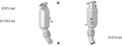 Produktbild von VEGAZ Katalysator Kat für BMW 1 Schrägheck (F20) Euro 5/Euro 6 BK-300
