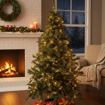 Produktbild von Dmora Weihnachtsbaum 180 cm Grün 61 Zweige