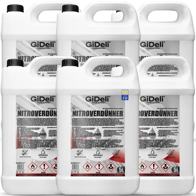 Produktbild von Nitroverdünnung 30L Universalverdünnung Lack Farbe Reiniger Entfetter KFZ GiDeli