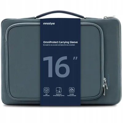 Obrázek produktu pro Innostyle 16" Brašna Na Notebook Vodotěsné Pouzdro Omniprotect Grey