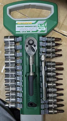1/4 Zoll Steckschlüsselsatz, 28-teilig, 4 mm - 14 mm