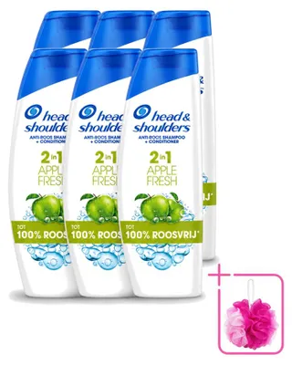 Obrázok produktu pre 6 kusov šampónu 2 v 1 Head & Shoulders Apple Fresh - 400 ml - balenie
