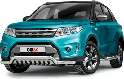 Obrázok produktu pre Ochranná lišta predného nárazníka pre Suzuki Vitara 2015-2018 nerezová oceľ s ABE strieborná