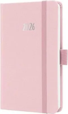Image de sigel Calendrier de poche Jolie Feel 2026 textile A6 rose