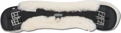 Produktbild von AMKA Sattelgurt Kurzgurt Dressurgurt aus Lammfell anatomisch Mondgurt in 55