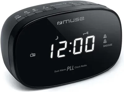 Productafbeelding van Digitale Wekker met LED Display en Batterij Back-up - Zwart