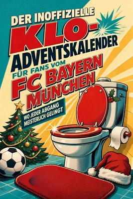 Produktbild von Der inoffizielle Klo-Adventskalender für Fans vom FC Bayern München