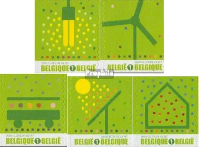 Produktbild von Briefmarken Belgien 2009 Mi 3957-3961 (kompl.Ausg.) postfrisch Umweltschutz