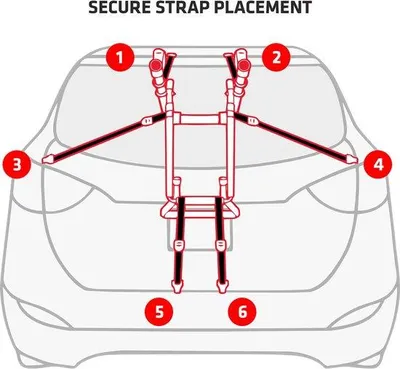 Immagine prodotto di Portabici Famanu per 3 biciclette - Installazione semplice e fissaggio stabile