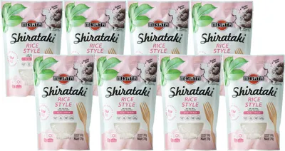 Produktbild von [8x 270g/ 200g ATG ] MIYATA Shirataki Konjak in Reisform [ Rice Style ] LOW CARB