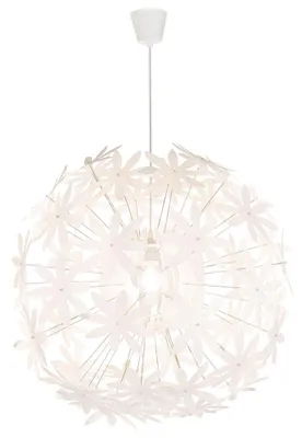 Produktbild von Hängeleuchte, Blüten Design, weiß, 60 cm