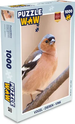 Obrázek produktu pro MuchoWow MuchoWow® Puzzle 1000 ks Ptáci - Zvířata - Pěnkava