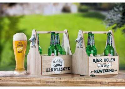 Produktbild von Gilde Flaschenträger Männerhandtasche