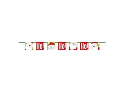 Obrázek produktu pro Girlanda Vánoce - Santa Claus - HOHOHO - 152 cm