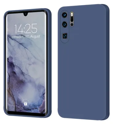 Produktbild von Hülle für Huawei P30 Pro Case Cover Bumper Silikon Softgrip Schutzhülle Farbe: Lavendelblau