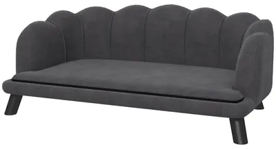 Produktbild von PawHut Hundesofa mit Rückenlehne Haustiersofa Hundebett Katzensofa Weich