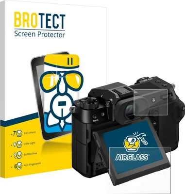 Produktbild von BROTECT Schutzglas für Fujifilm GFX100S II (Display + Schulterdisplay) Schutzfolie Panzer Folie Glas Display Schutz klar