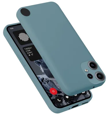 Produktbild von Cadorabo Hülle für Nothing Phone 2 Pro Hülle Silikon Handyhülle Case aus flüssigem Silikon, Kratzfeste und stoßfeste Schutzhülle für Nothing Phone 2 Pro