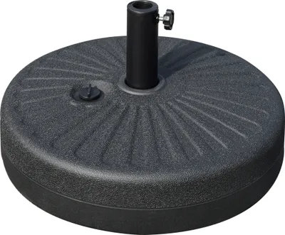 Zdjęcie produktu dla Outsunny stojak na parasol 22 kg stojak na parasol do parasoli 38/48 mm podstawa parasola do ogrodu taras balkon cement czarny Ø51 x 12H cm