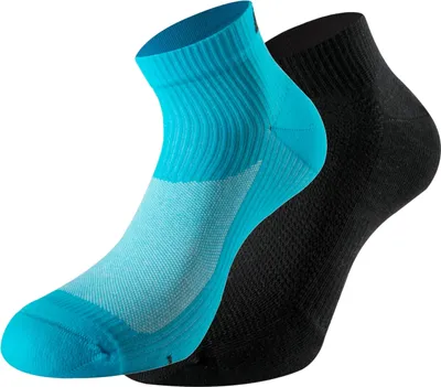 Image de LENZ Running 3.0 chaussettes, 42-44, bleu-noir, unisexe, 2 paires, 080-46