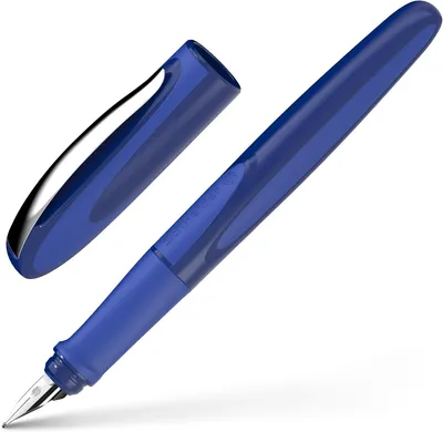 Productafbeelding van Schneider 168207 Ray vulpen rechtshandigen - Incl. standaard inktpatroon koningsblauw onyx
