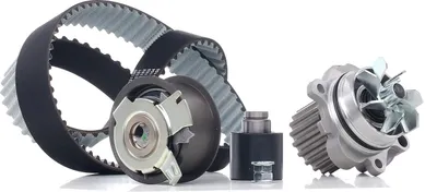 Produktbild von METELLI 30-1355-2 Zahnriemensatz + Wasserpumpe für VW Golf IV Schrägheck (1J1) Golf V Schrägheck (1K1) TOURAN (1T1, 1T2) Passat Variant (3C5) für AUDI